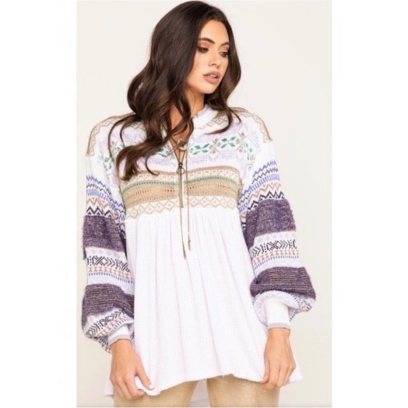Free People Cozy Cottage Sweater - Picture 2 of 15